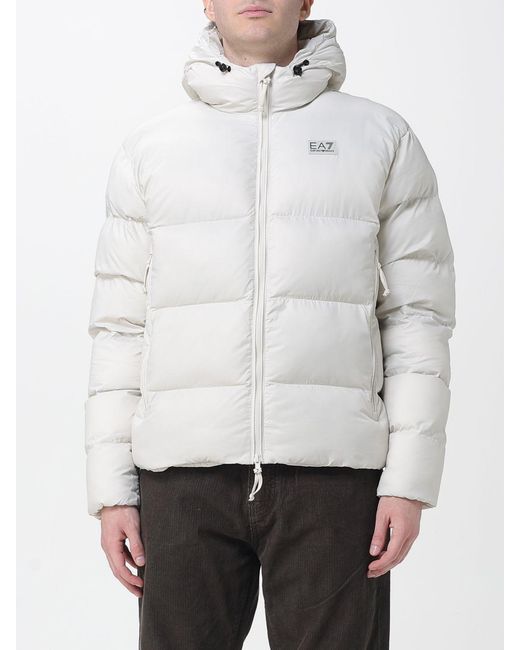 EA7 White Jacket for men