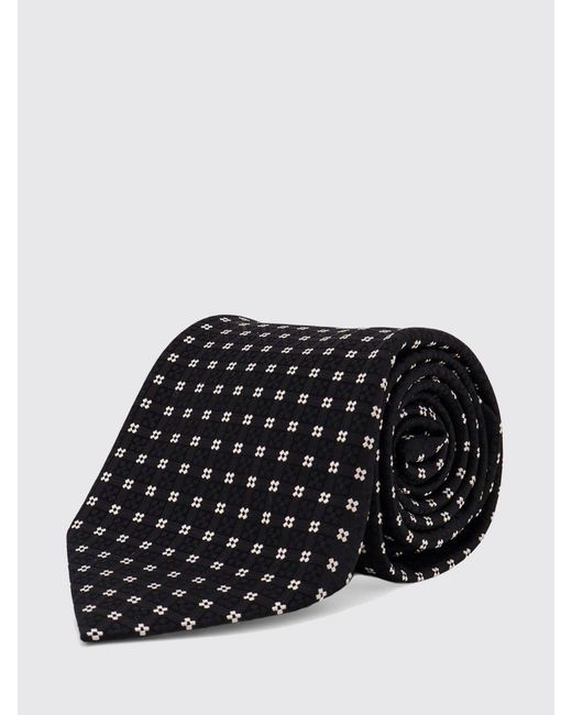 Corbata De Seda Jacquard Tom Ford de hombre de color Black