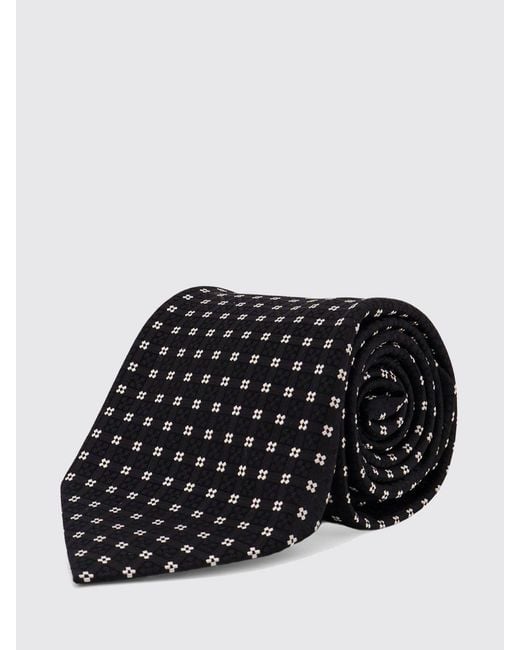 Tom Ford Black Jacquard Silk Tie for men