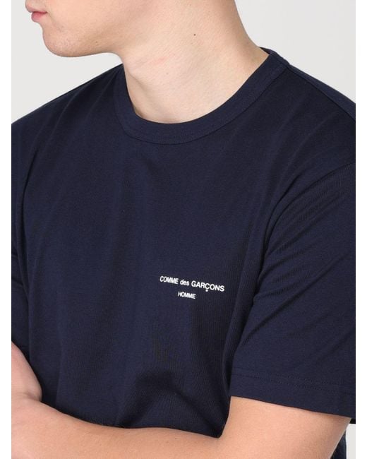 T-shirt Commes Des Garçons Homme Plus in cotone con logo di Comme des Garçons in Blue da Uomo