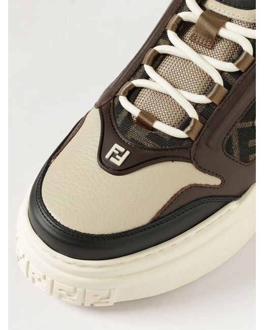 Fendi White Force Trainers for men