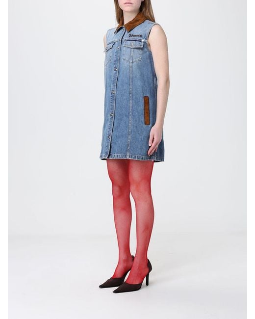 Versace Blue Shirtdress