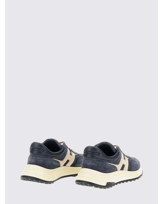 Hogan White Hyperlight Suede Leather Trainers With Chunky Sole for men