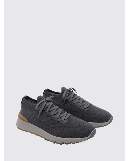Brunello Cucinelli White Sneakers for men