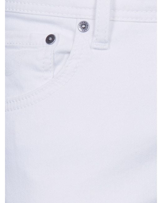 Jacob Cohen White Stretch Denim Jeans for men