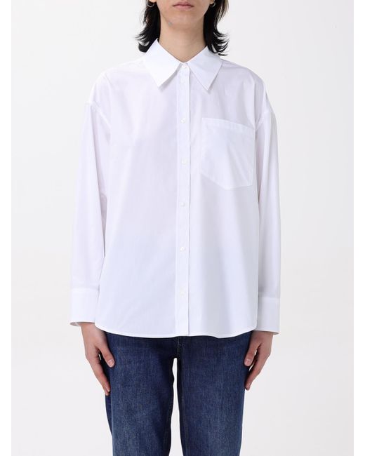 Dondup White Hemdbluse Damen