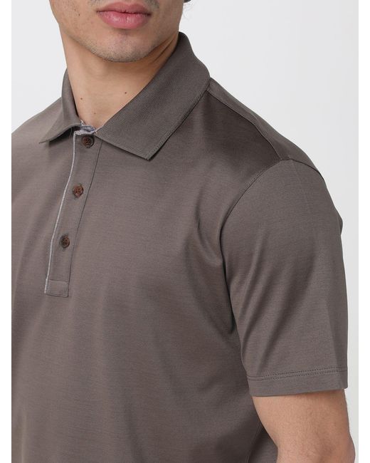 Paul & Shark Gray Paul &Amp Shark Basic Cotton Polo Shirt for men