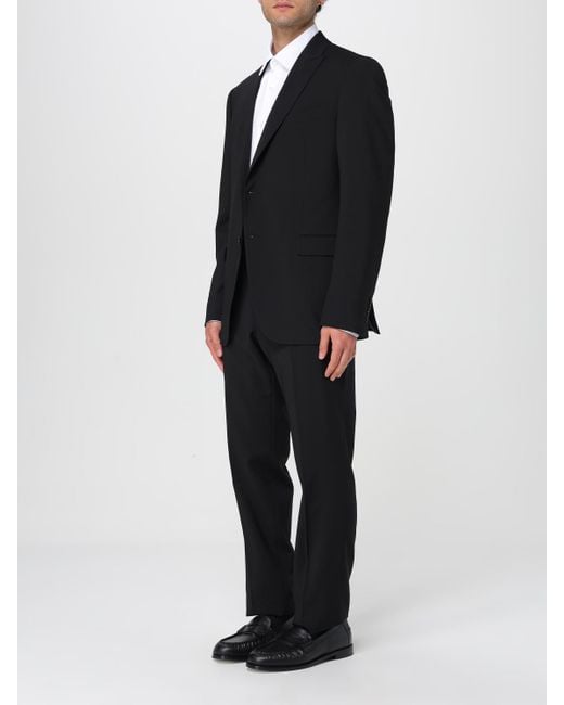 Emporio Armani Black Classic Suit Twopiece for men