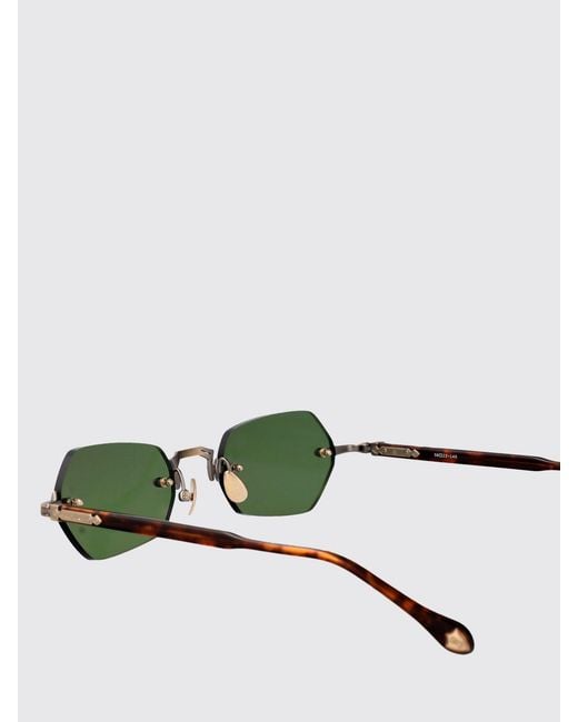 Matsuda Green Flared Frame Sunglasses for men