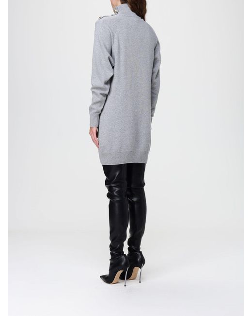 Balmain Gray Dress