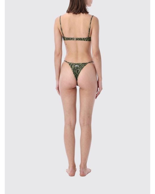 MATINEÉ Natural Zebra Print Triangle Bikini With Underwire And Brazilian Briefs