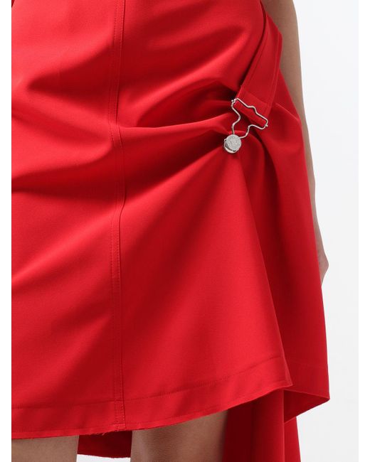 Moschino Jeans Red Dress