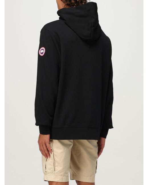 Sudadera Hombre Canada Goose de hombre de color Black