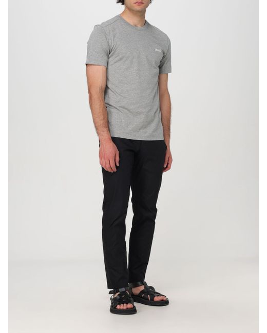 T-shirt Zegna pour homme en coloris Gray