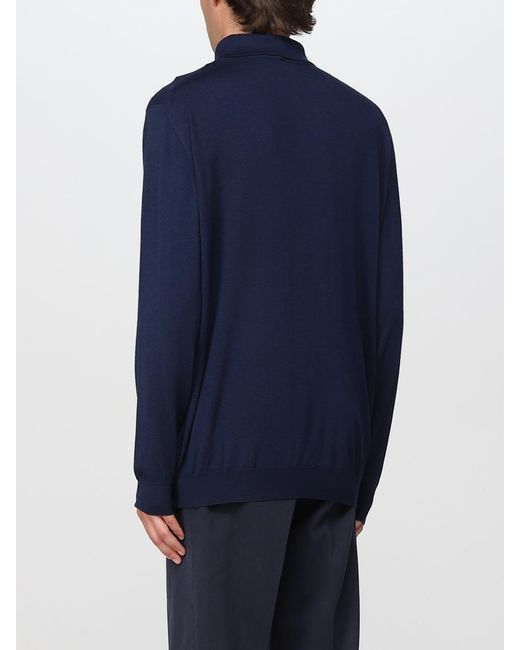 Kiton Blue Polo Shirt for men