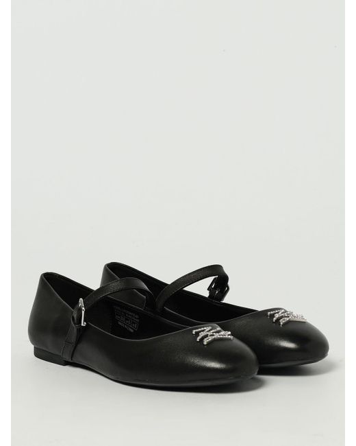Karl Lagerfeld Black Ballerinas Damen