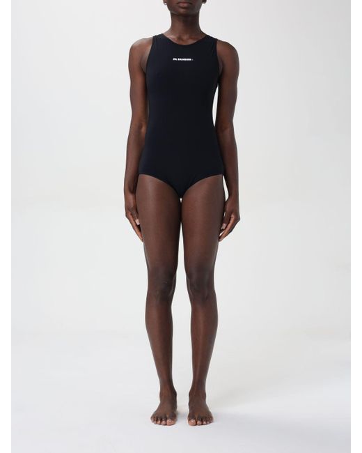 Jil Sander Black Swimsuit