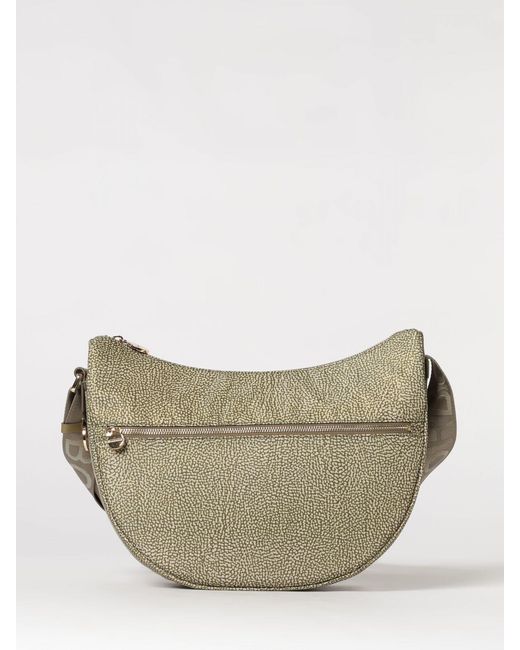 Borbonese Gray Luna Middle Bag