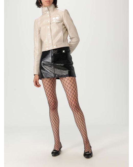 Courreges White Courr&Egrave	Ges Patent Leather Jacket