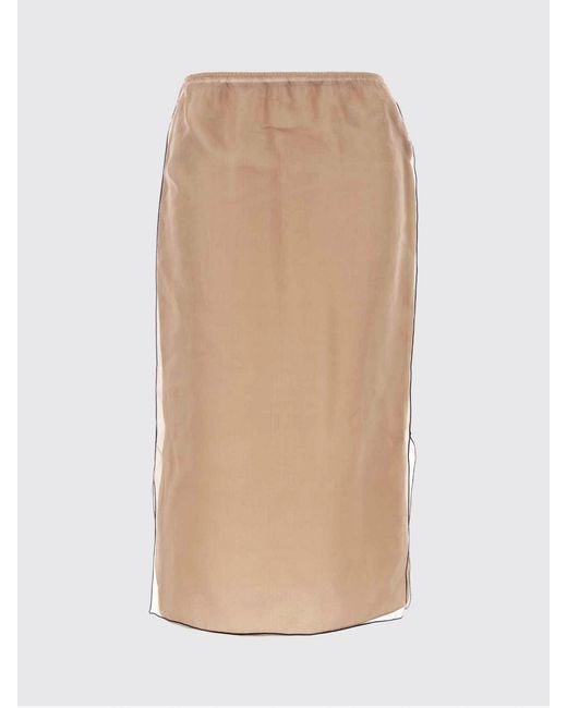 Khaite Natural Midi Skirt