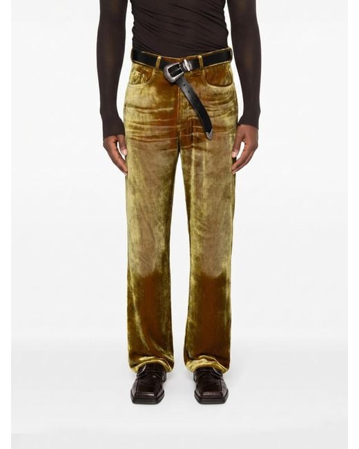 Magliano Gray Flattone Straight Laser Viscose And Silk Jeans for men