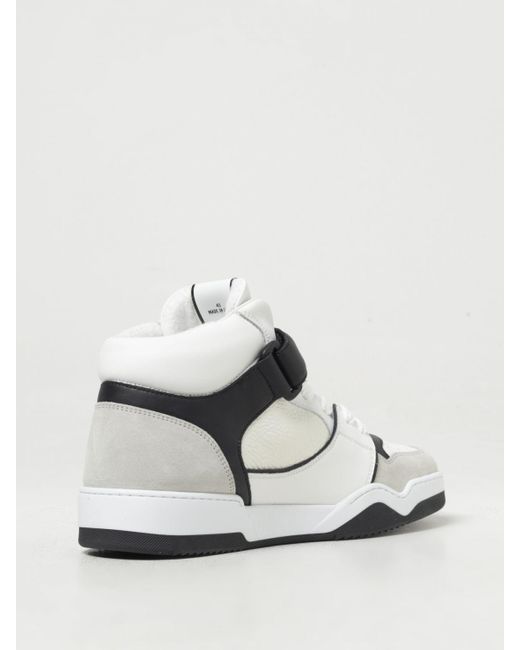 Sneakers Spiker in pelle di DSquared² in White da Uomo