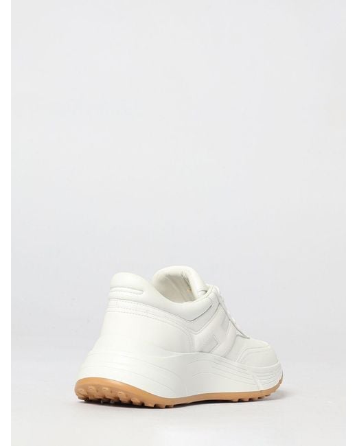 Hogan White H669 Leather Sneakers