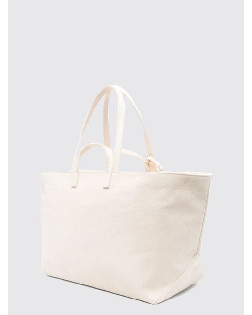 A.P.C. Natural Le Drummer Cotton Canvas Bag