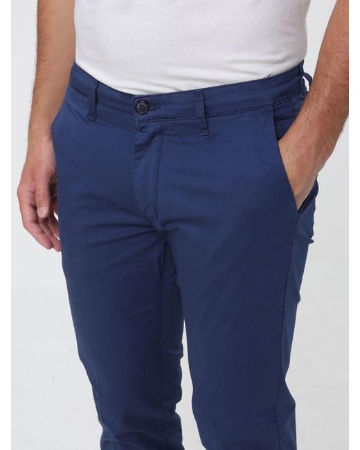 XC Blue Slim Fit Chino Pants for men