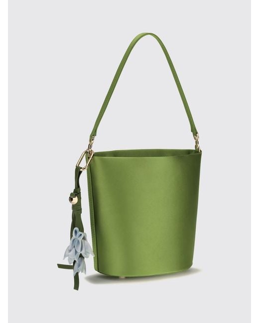 Self-Portrait Green Handbag