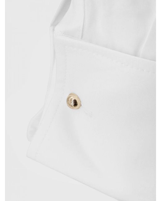 Max Mara White Curvone Cotton Shirt