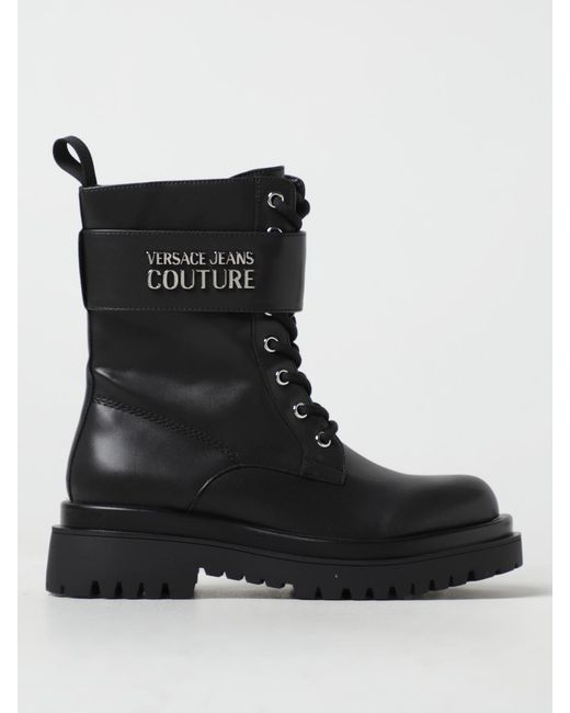 Versace Jeans Couture Black Drew Boots