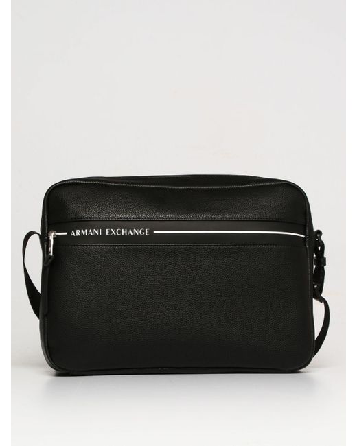 Armani Exchange Vintage Leather Clutch Bag Purse Brown | eBay