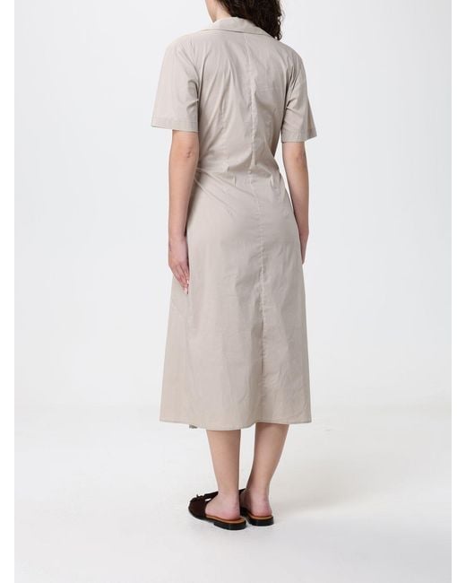 Liviana Conti White Hannah Cotton Blend Midi Dress