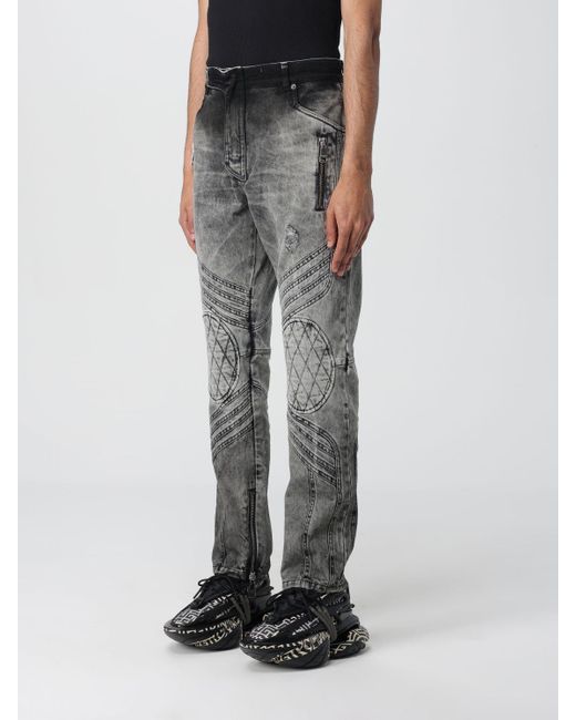 Jeans Balmain de hombre de color Gray
