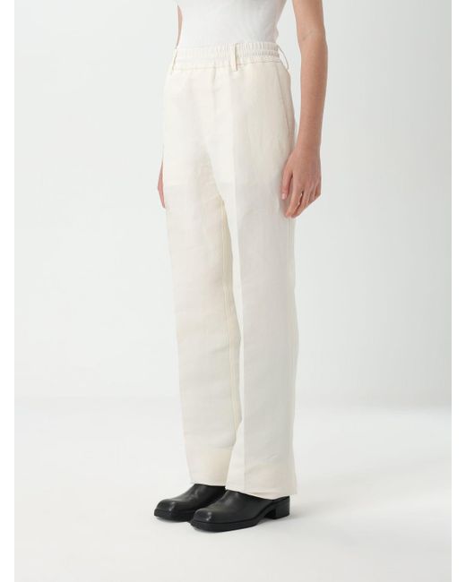 Pantalon Burberry en coloris White