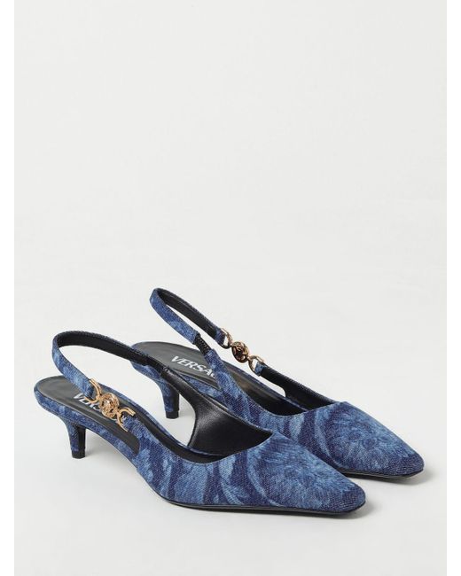 Zapatos de tacón Versace de color Blue