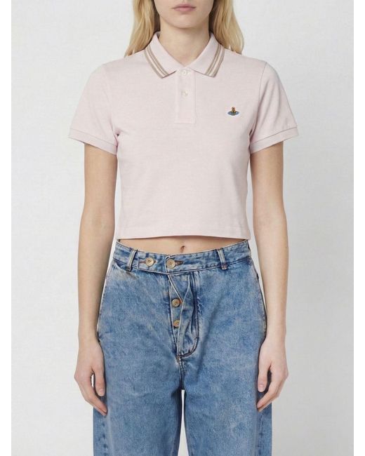 Vivienne Westwood Blue Cotton Polo Shirt