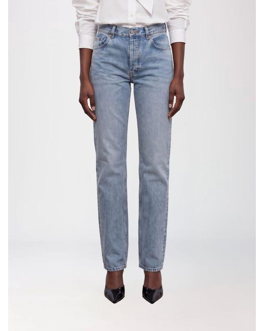 Saint Laurent Blue Straight Jeans