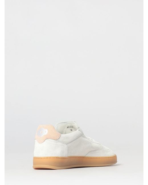 Soldini 80 White Akira Suede Sneakers