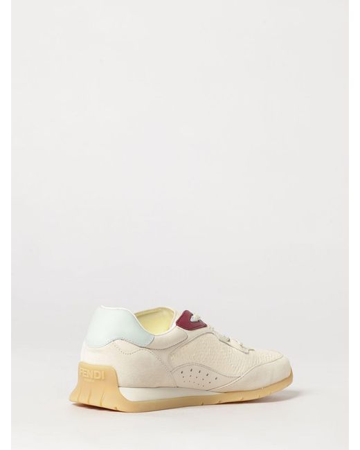 Fendi Pink Wave Pulse Low-Top Sneakers
