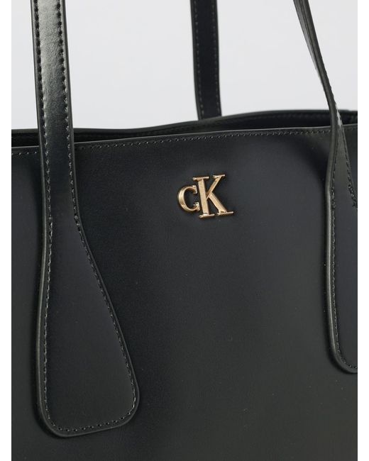 Calvin Klein Black Medium Work Tote Bag