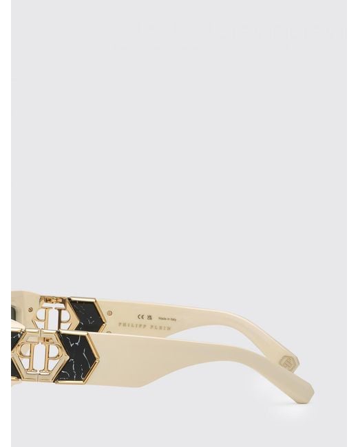 Philipp Plein Natural Hera Oval Cat-Eye Sunglasses