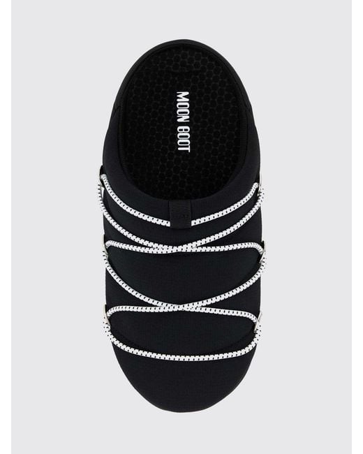 Moon Boot Black Heeled Sandal