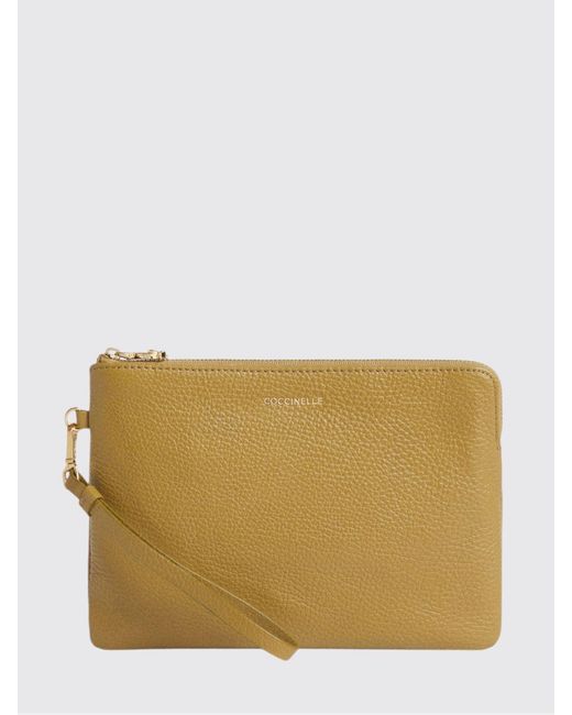 Coccinelle Natural C-Me Softy Grained Leather Pouch