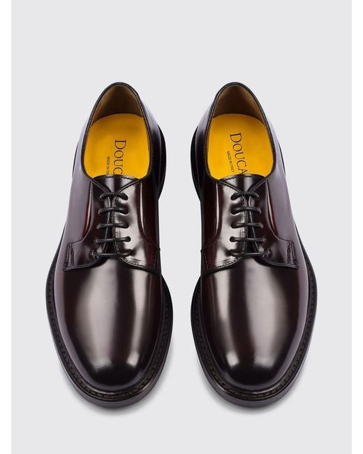 Doucal's White Brogue Shoes for men