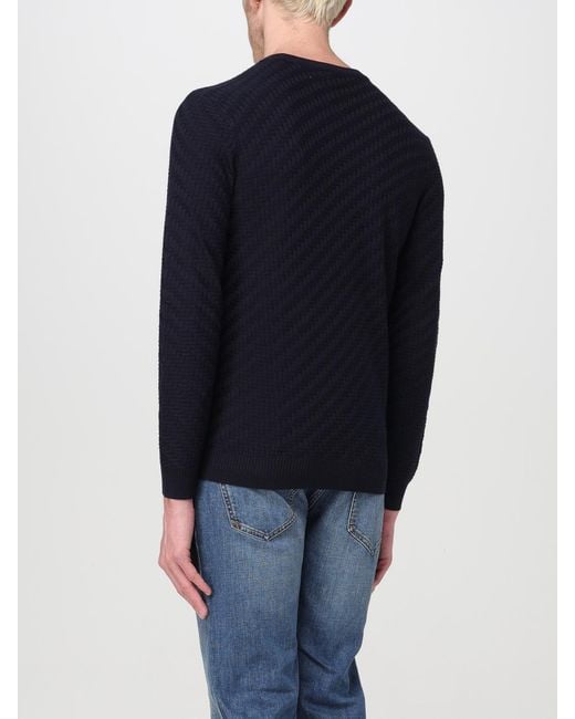 Emporio Armani Blue Sweater for men