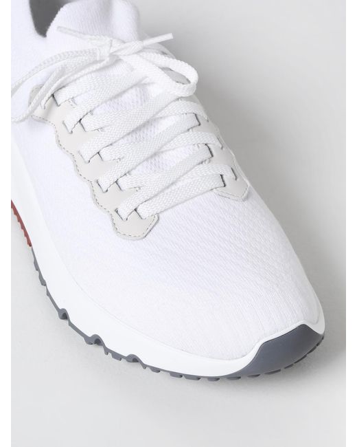 Brunello Cucinelli White Sneakers for men