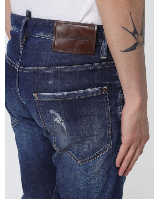 DSquared² Blue Slim Fit Jeans for men