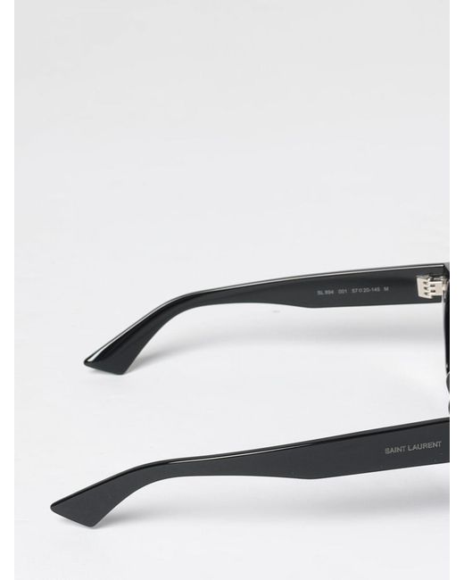 Saint Laurent Black Aviator Sunglasses for men